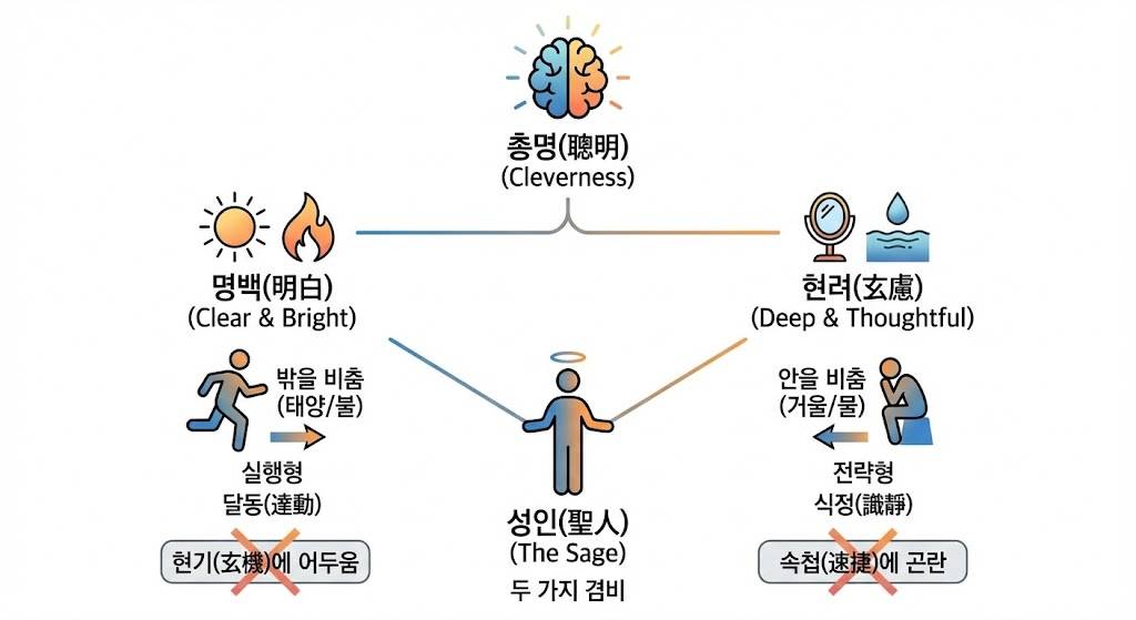 4. 총명함의 두 가지 유형: 명백(明白)과 현려(玄慮)