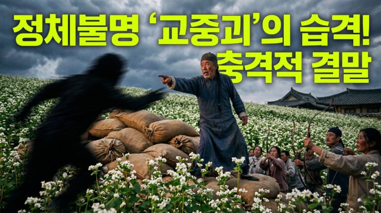메밀밭에서 마주친 기괴한 존재, 교중괴(蕎中怪)